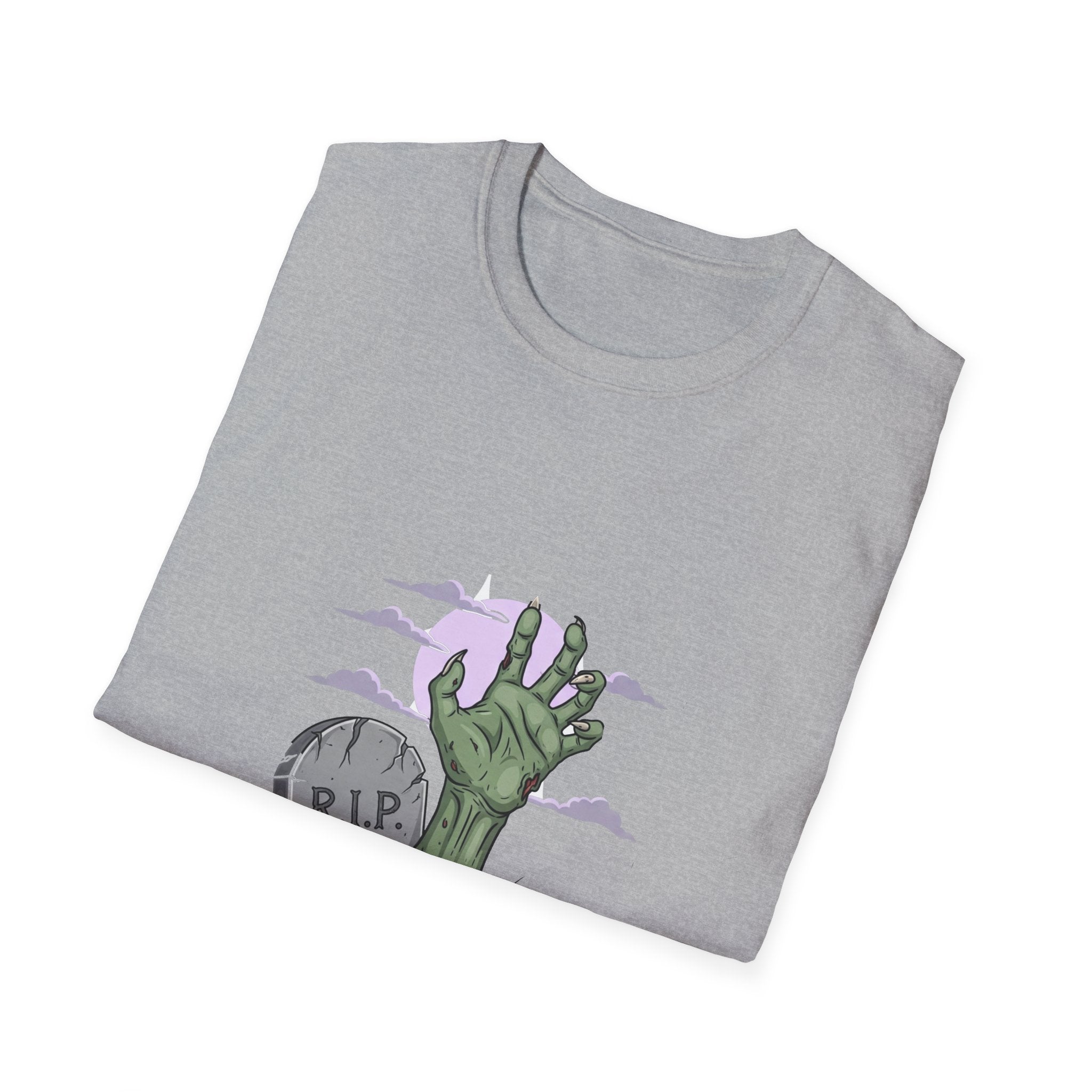 Spooky Graveyard T-Shirt, Halloween Tee, Unisex Graphic Shirt, R.I.P Tee, Funny Halloween Costume, Autumn Fashion