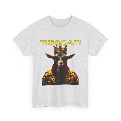 The G.O.A.T Greatest Of All Time submit custom order to add your name!   Unisex Heavy Cotton Tee