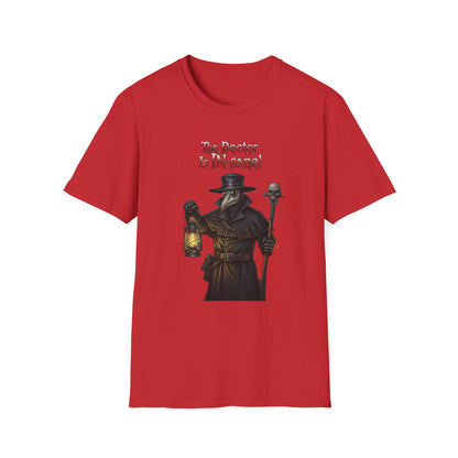 Gothic Plague In-sane Doctor T-Shirt, Unisex Softstyle Tee, Spooky Halloween Tee, Halloween Costume Shirt, Gift for Whovians, Dark Humor [...]