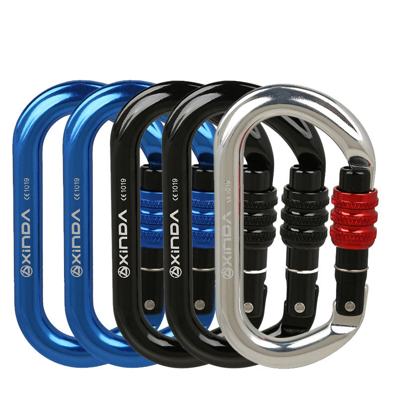 Rock Climbing Carabiner O-shaped Thread Lock