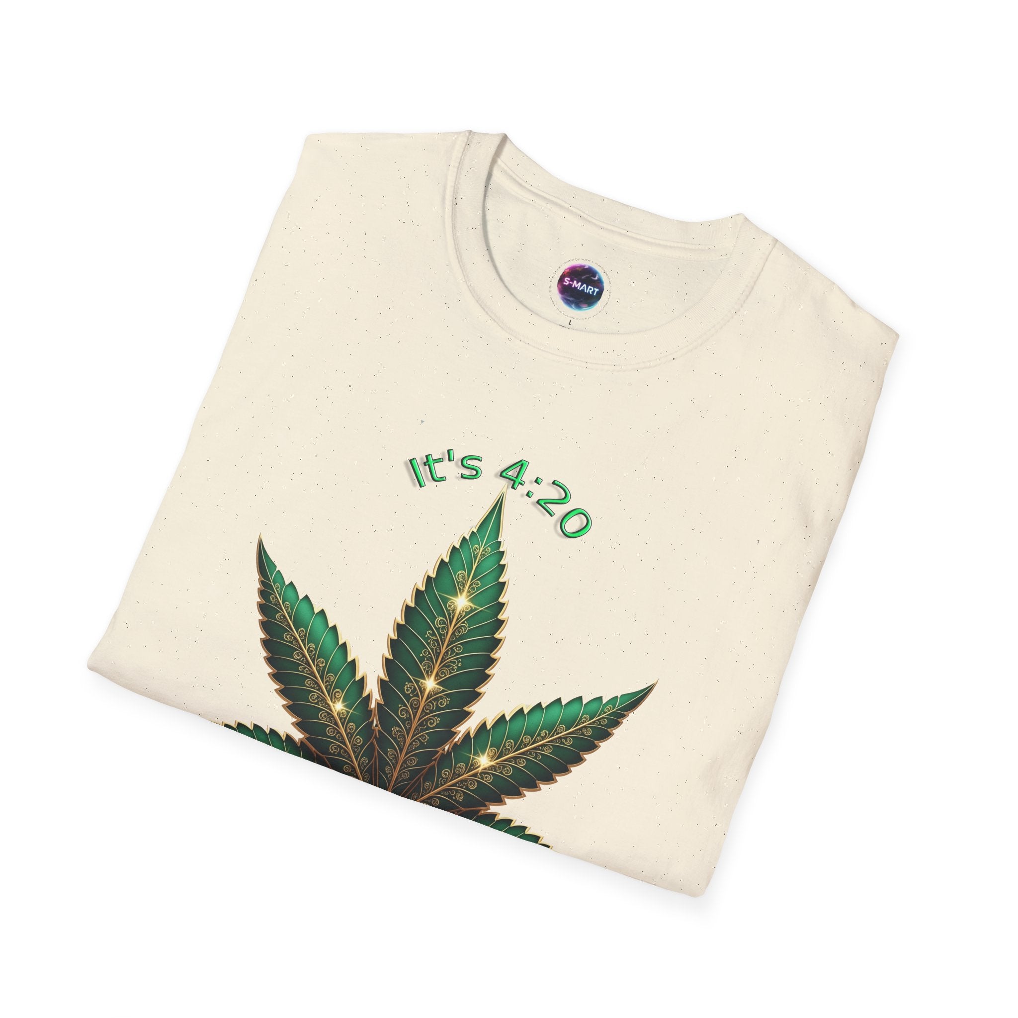 It's 420 Somewhere Vibes Unisex T-Shirt - Perfect for Cannabis Enthusiasts, Gifts, Festivals, Casual Wear, and Celebrations! - S-Mart Shop Smart Treasures