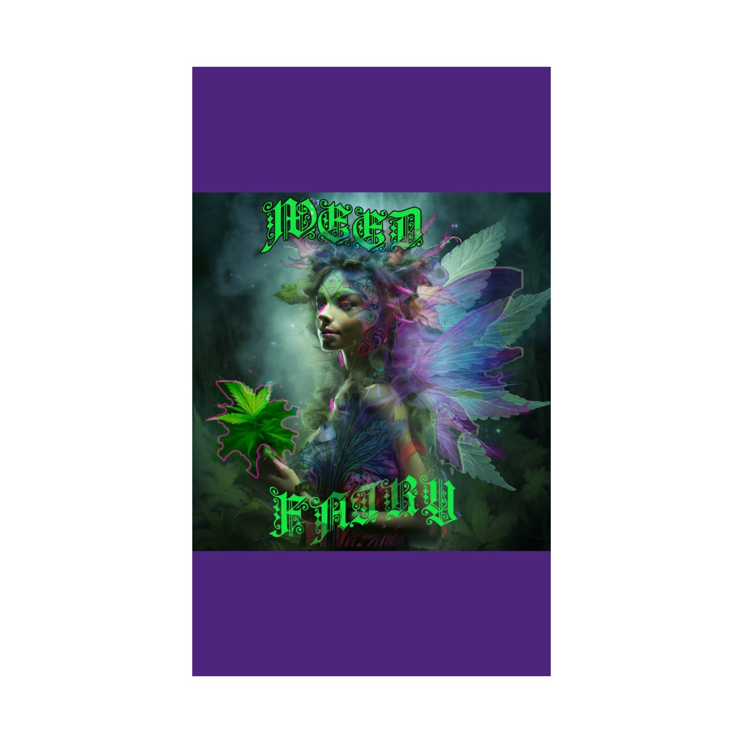 Weed Fairy Matte Vertical Posters