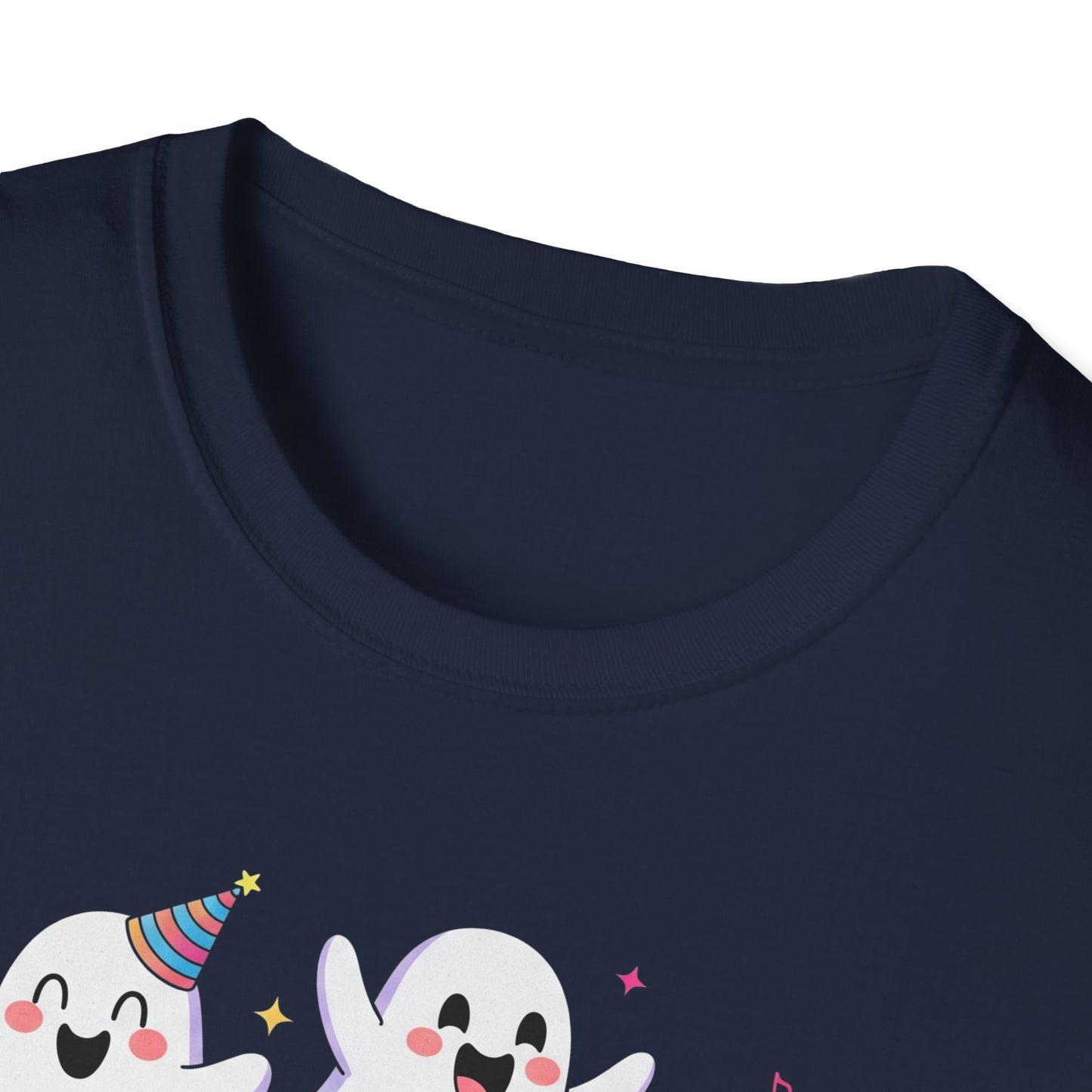 Ghoulish Fun T-Shirt, Ghost Theme Tee, Unisex Halloween Shirt, Cute Spooky Apparel, Fun Costume Idea, Party Outfit