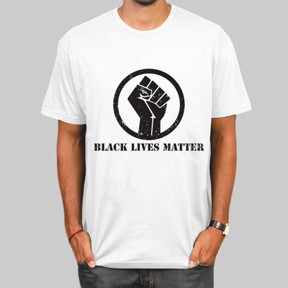 Black lives matter life T-shirt short sleeve