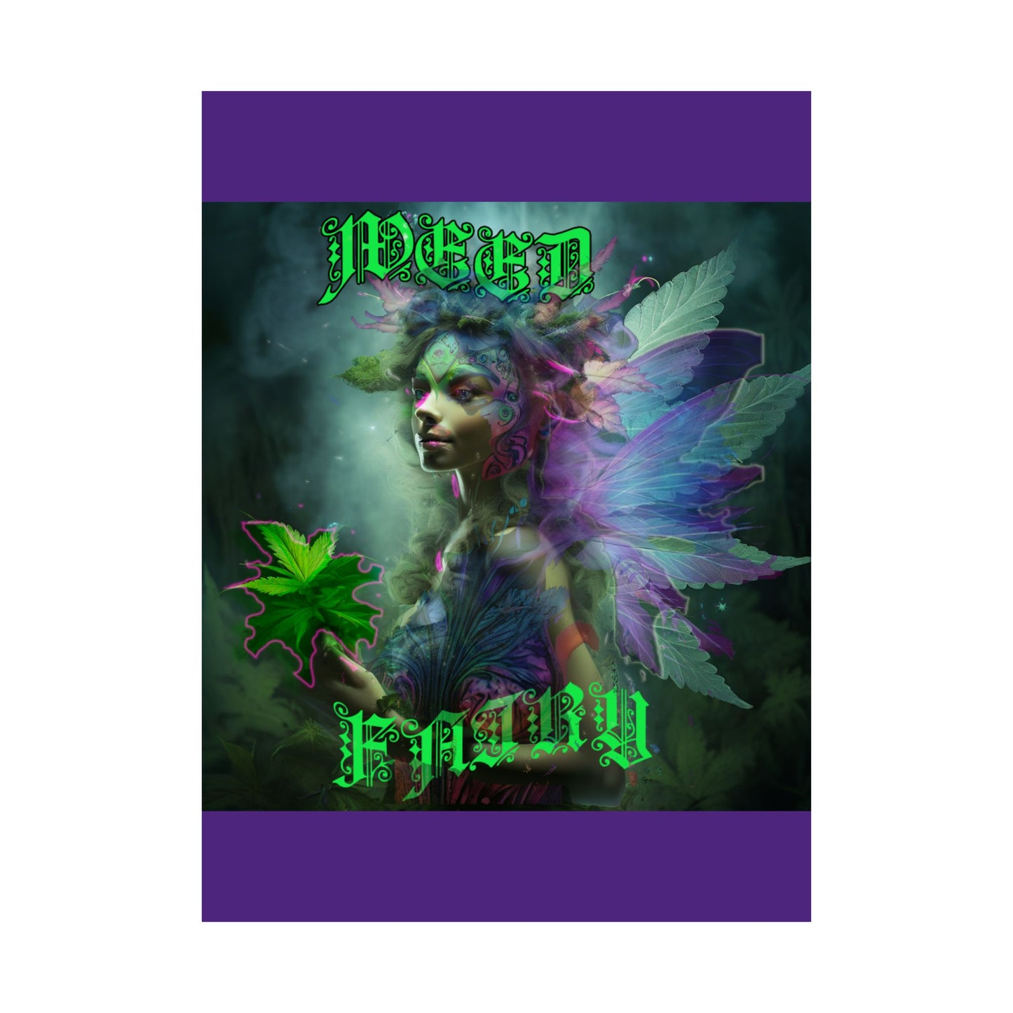 Weed Fairy Matte Vertical Posters