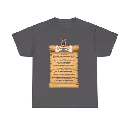 10 commandments Of A Cat Unisex Heavy Cotton Tee