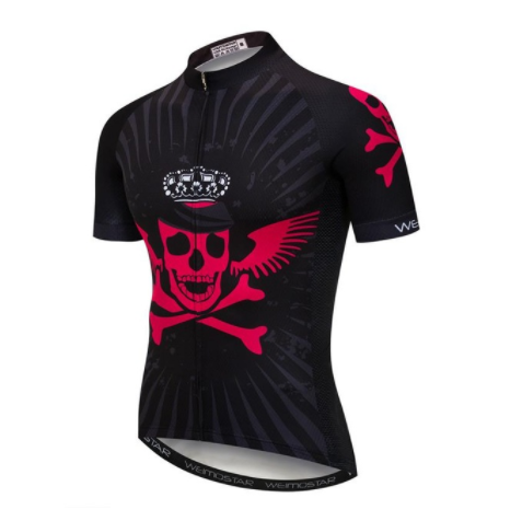 Weimostar skull jersey men's pirate jersey