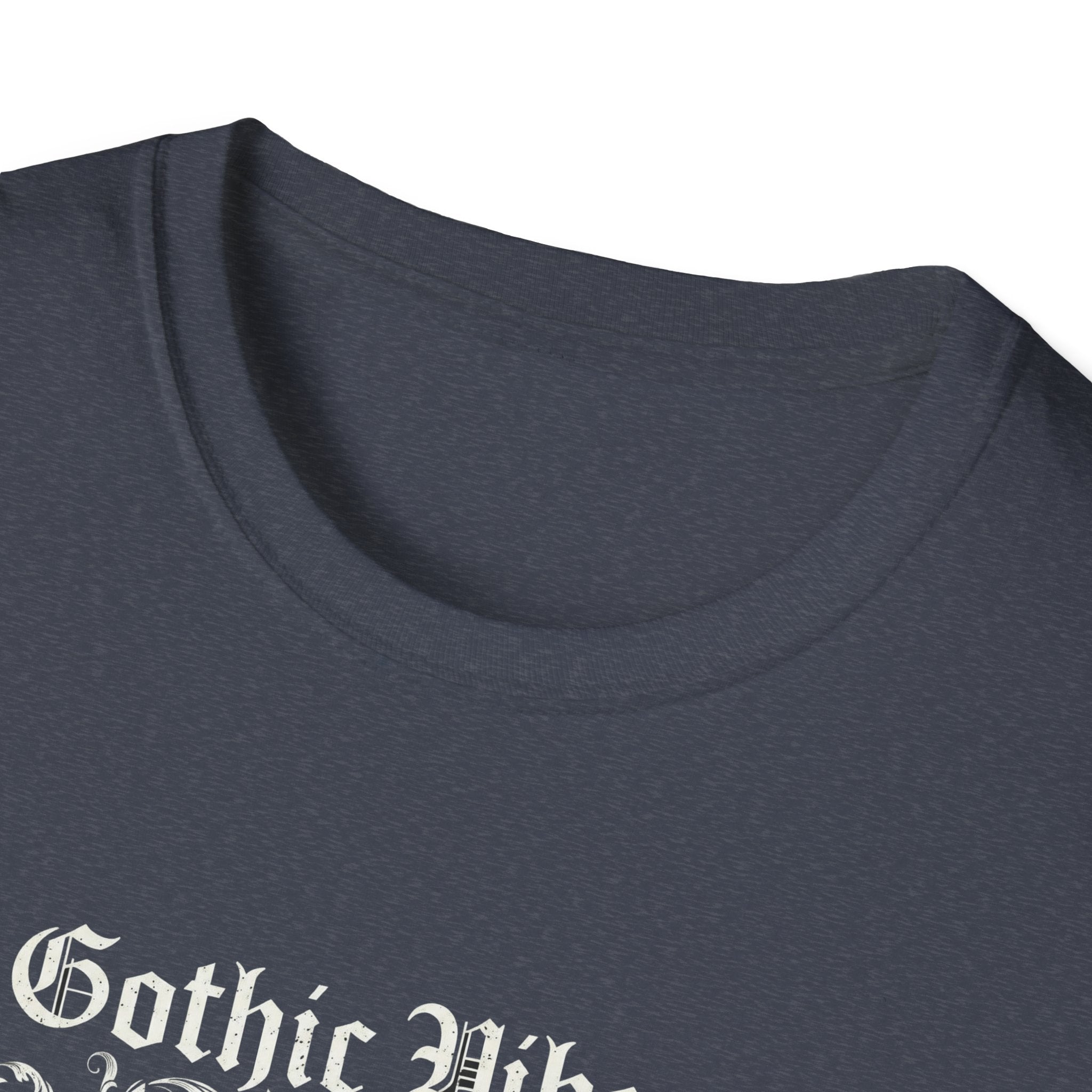 Gothic Vibes T-Shirt, Unisex Softstyle Tee for Alternative Style, Dark Aesthetic Apparel, Great for Festivals and Halloween