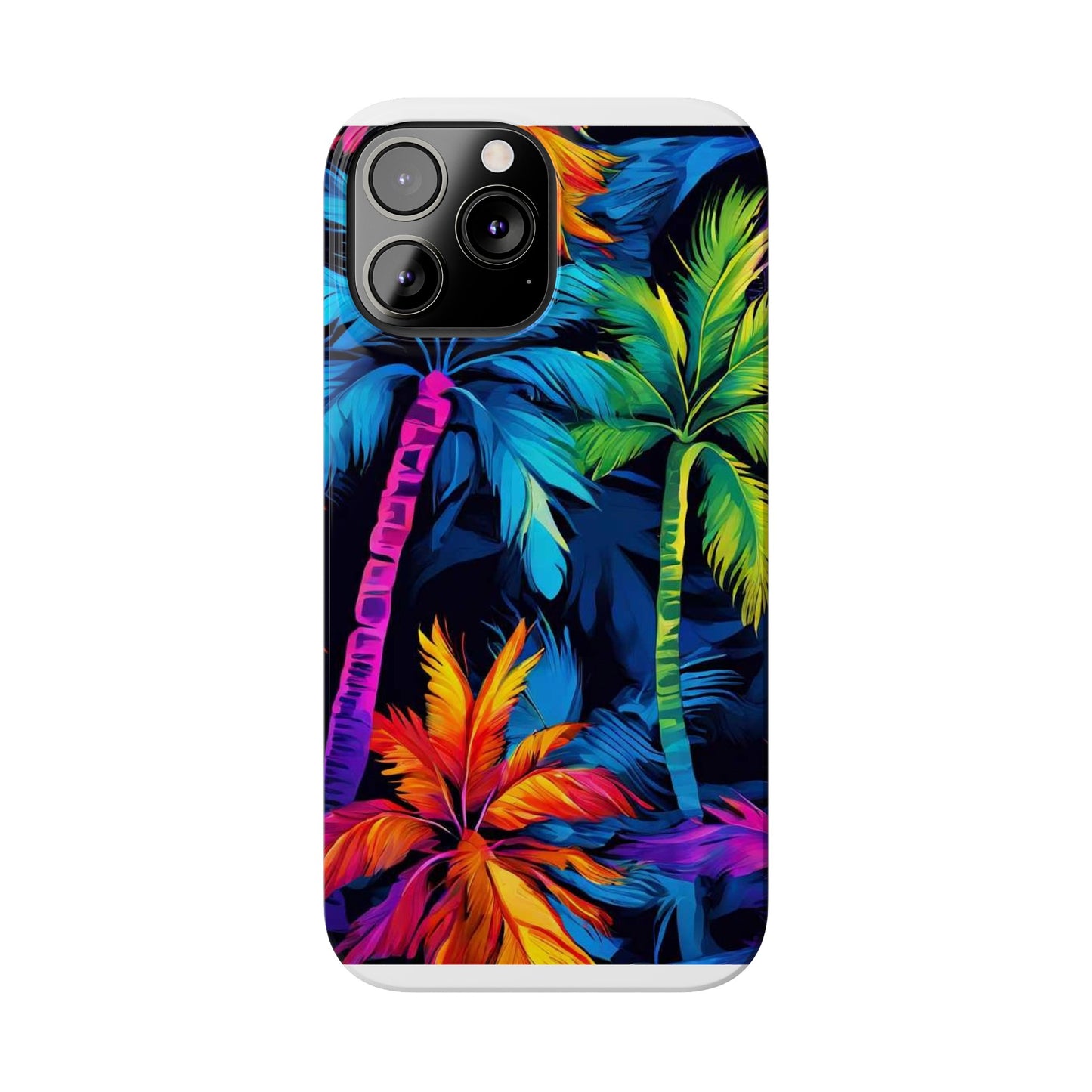 Dark Palm Slim Phone Cases