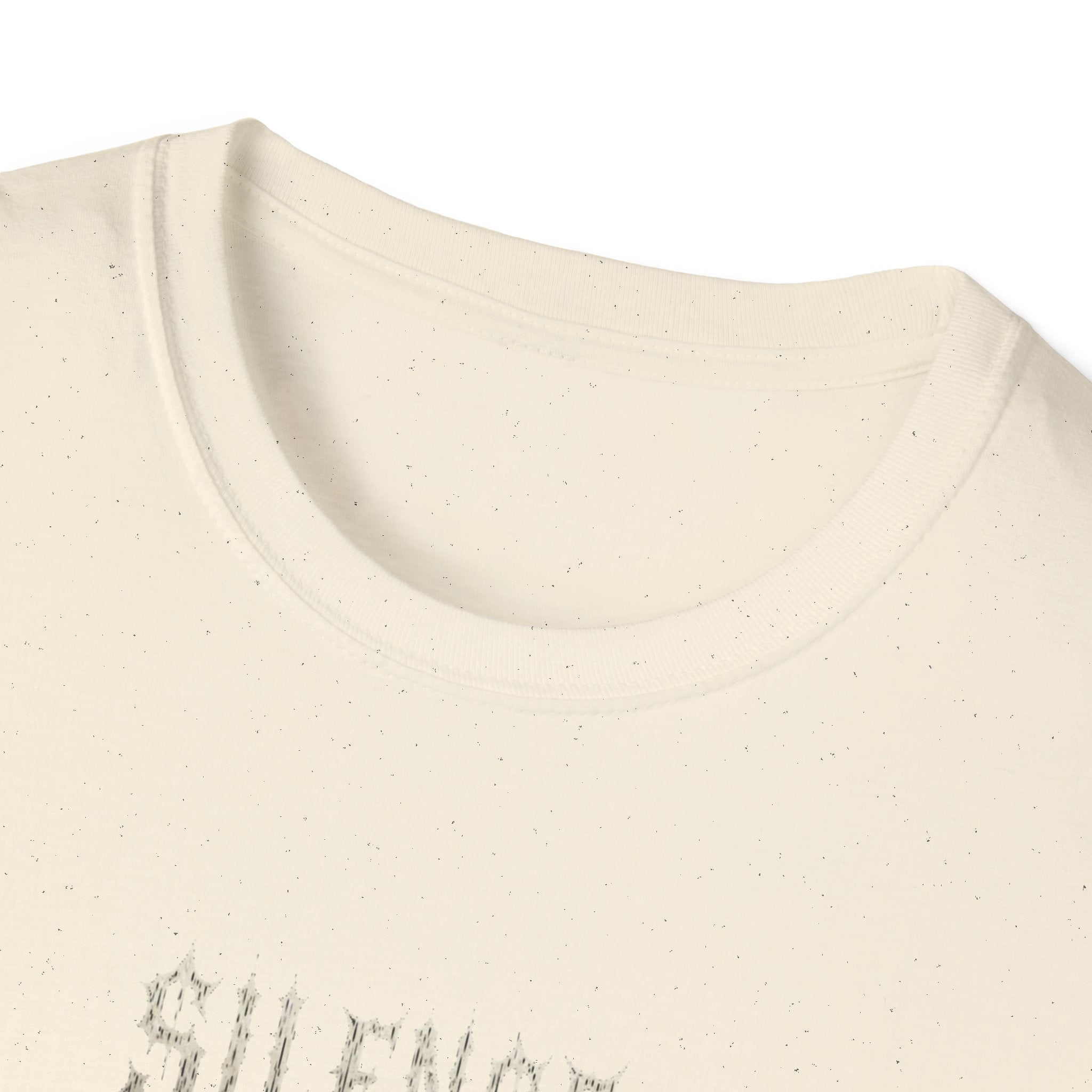 Gothic Silence T-Shirt, Unisex Graphic Tee, Alternative Fashion Top, Casual Wear, Edgy Gift Idea
