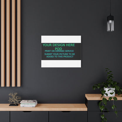 Custom Matte Canvas Print - Create Your Design