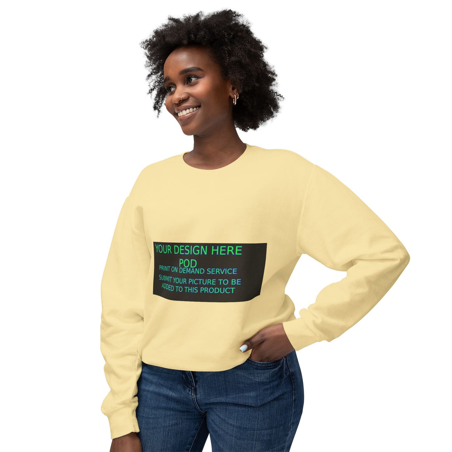 Unisex Lightweight Crewneck Sweatshirt