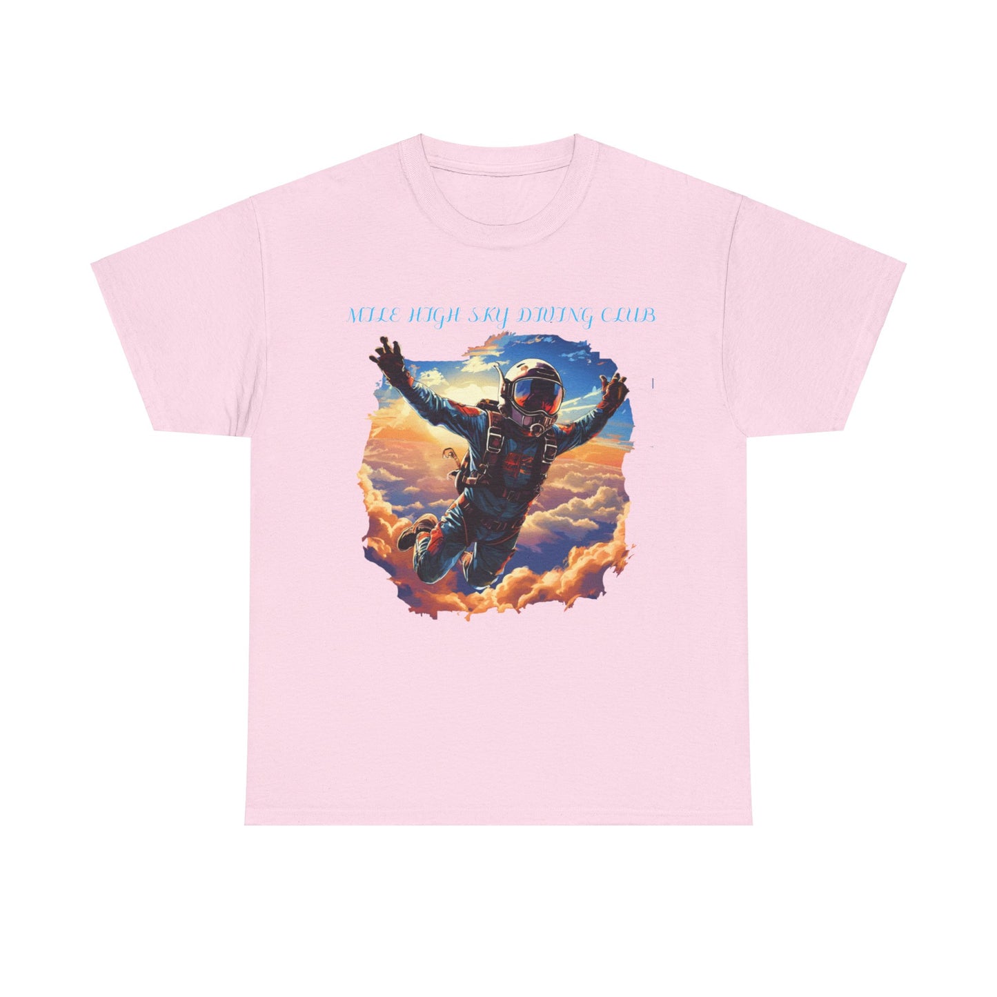 MILE HIGH SKY DIVING CLUB Unisex Heavy Cotton Tee