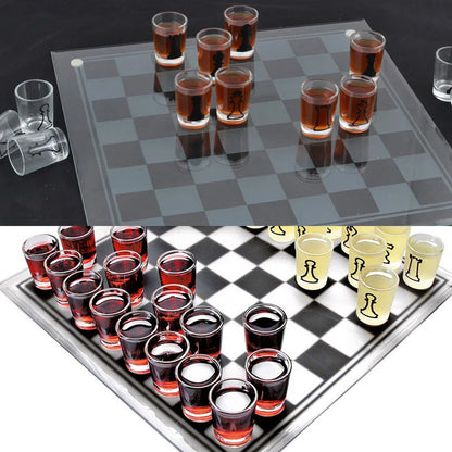 Chess Cup Game Set Board Development Chess Card Wine Cup Game