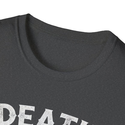 Death Before Decaf T-Shirt, Funny Coffee Shirt, Unisex Casual Tee, Gift for Coffee Lovers, Halloween Apparel, Graphic Tee