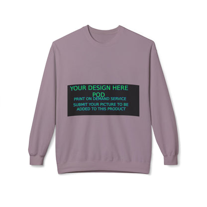 Customizable Unisex Fleece Crewneck Sweatshirt - Your Design Here