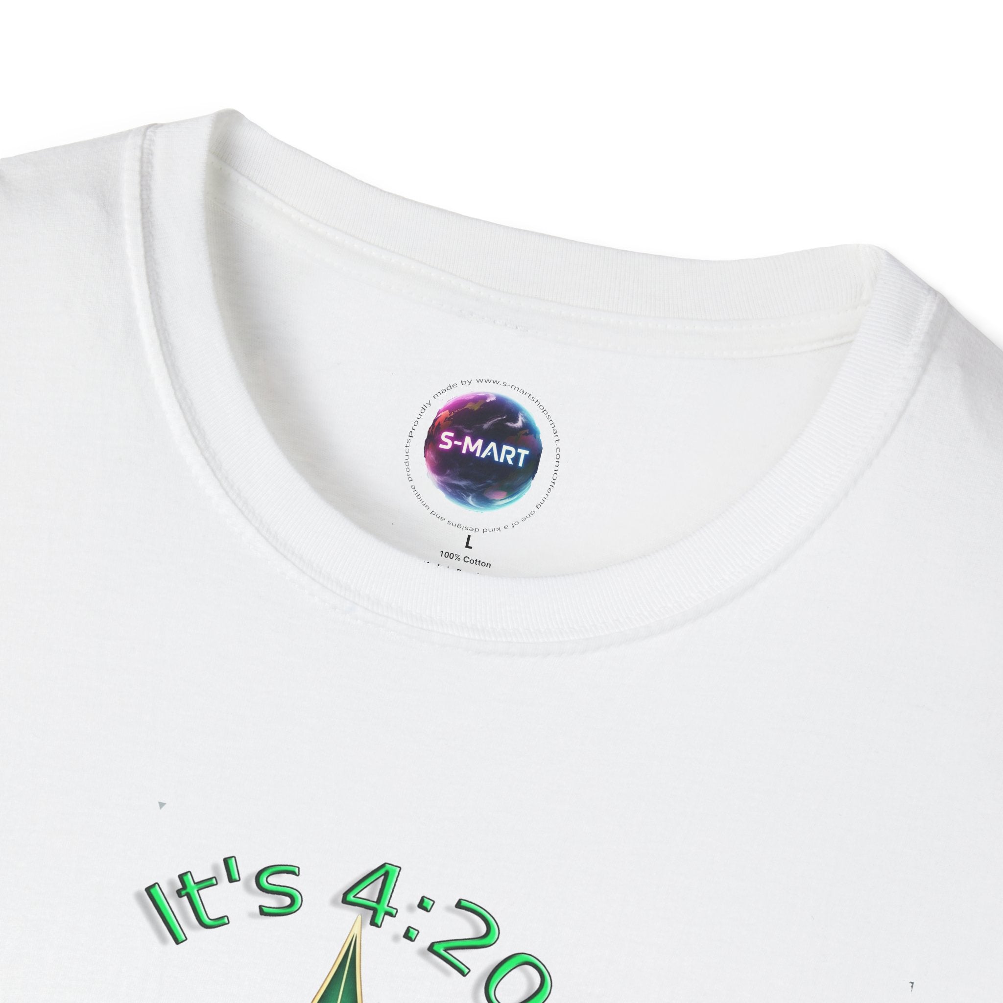 It's 420 Somewhere Vibes Unisex T-Shirt - Perfect for Cannabis Enthusiasts, Gifts, Festivals, Casual Wear, and Celebrations! - S-Mart Shop Smart Treasures