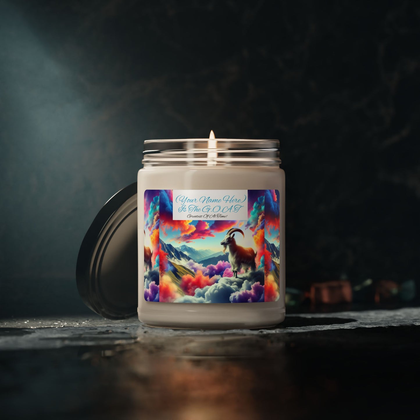 The GOAT Greatest Of All Time Soy Candle -  9oz