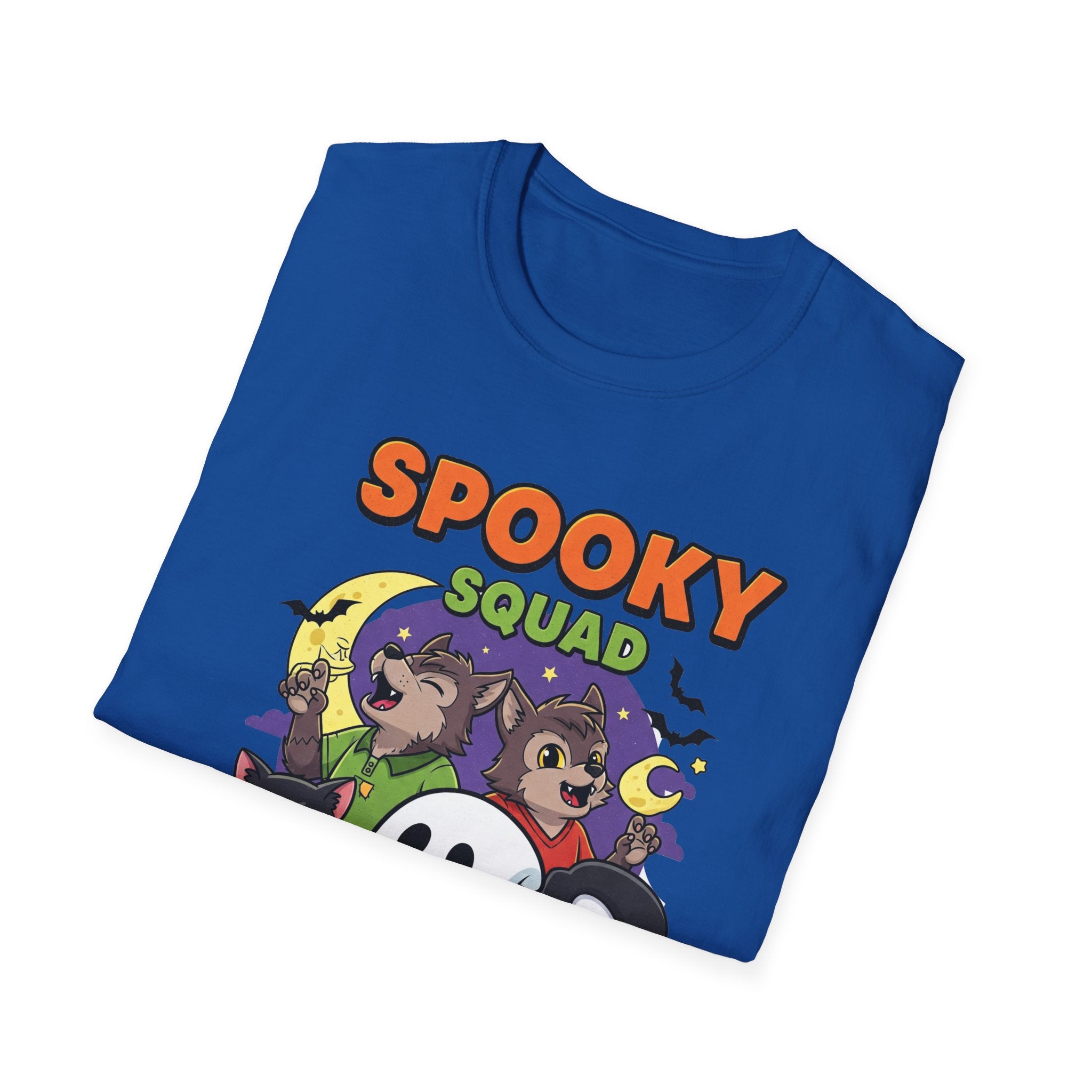 Spooky Squad T-Shirt, Halloween Tee, Cute Ghost Shirt, Unisex Graphic Tee, Fall Fashion, Trick or Treat T-Shirt