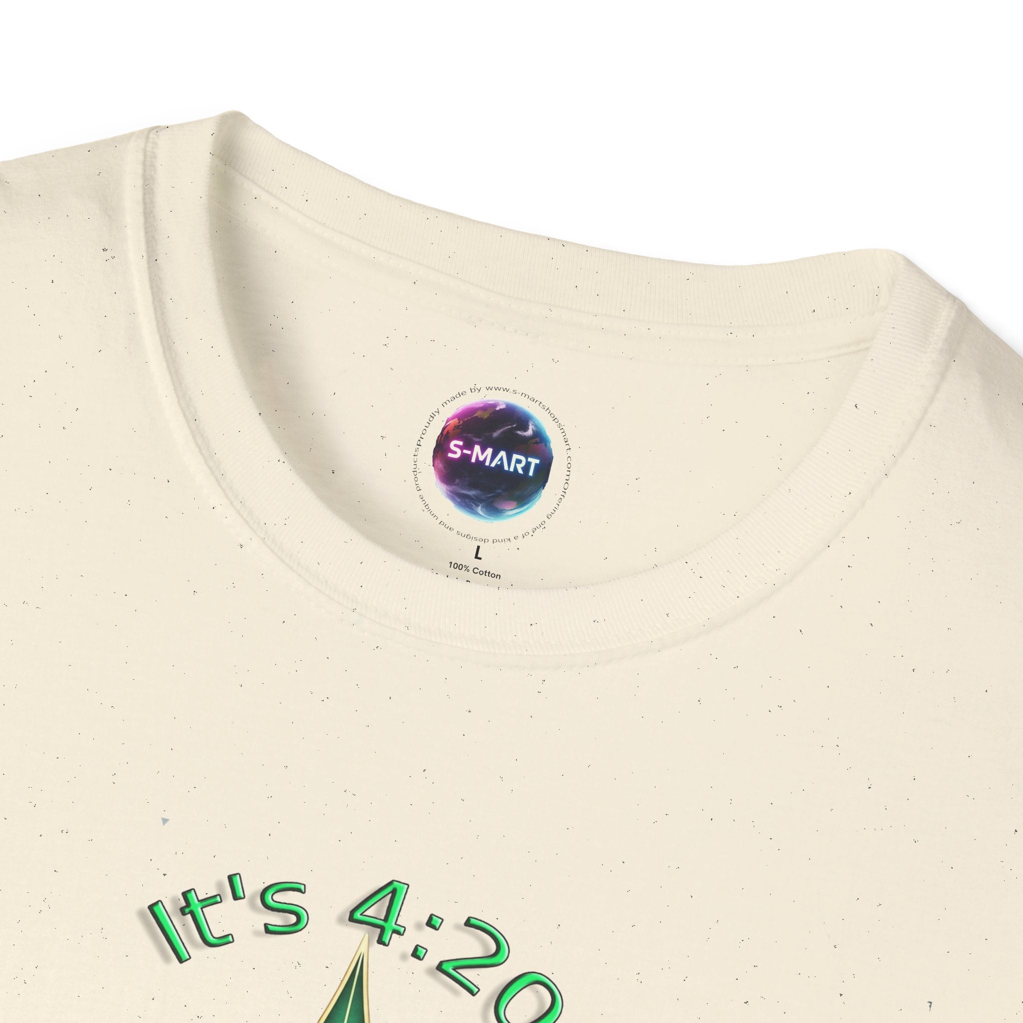 It's 420 Somewhere Vibes Unisex T-Shirt - Perfect for Cannabis Enthusiasts, Gifts, Festivals, Casual Wear, and Celebrations! - S-Mart Shop Smart Treasures