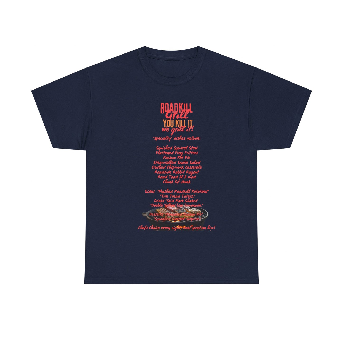 Road Kill Grill Unisex Heavy Cotton Tee