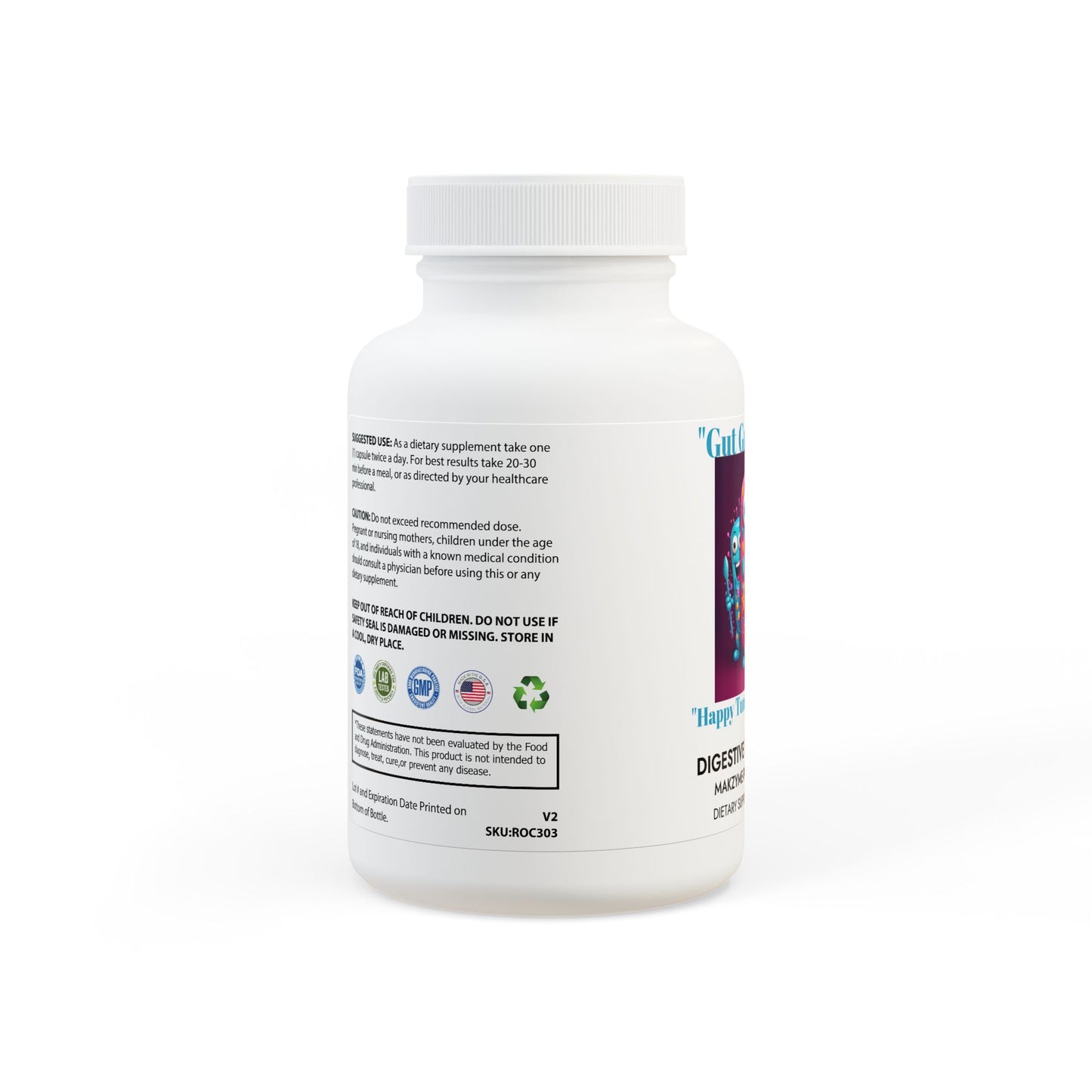 Digestive Enzyme Blend Supplement (60 Capsules)