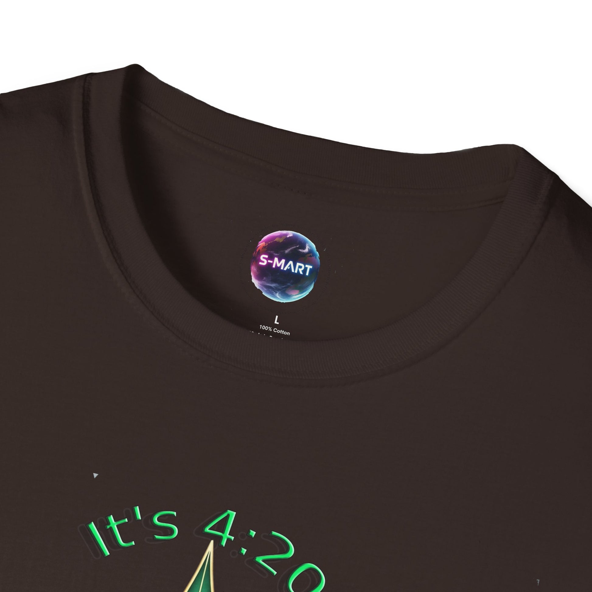 It's 420 Somewhere Vibes Unisex T-Shirt - Perfect for Cannabis Enthusiasts, Gifts, Festivals, Casual Wear, and Celebrations! - S-Mart Shop Smart Treasures