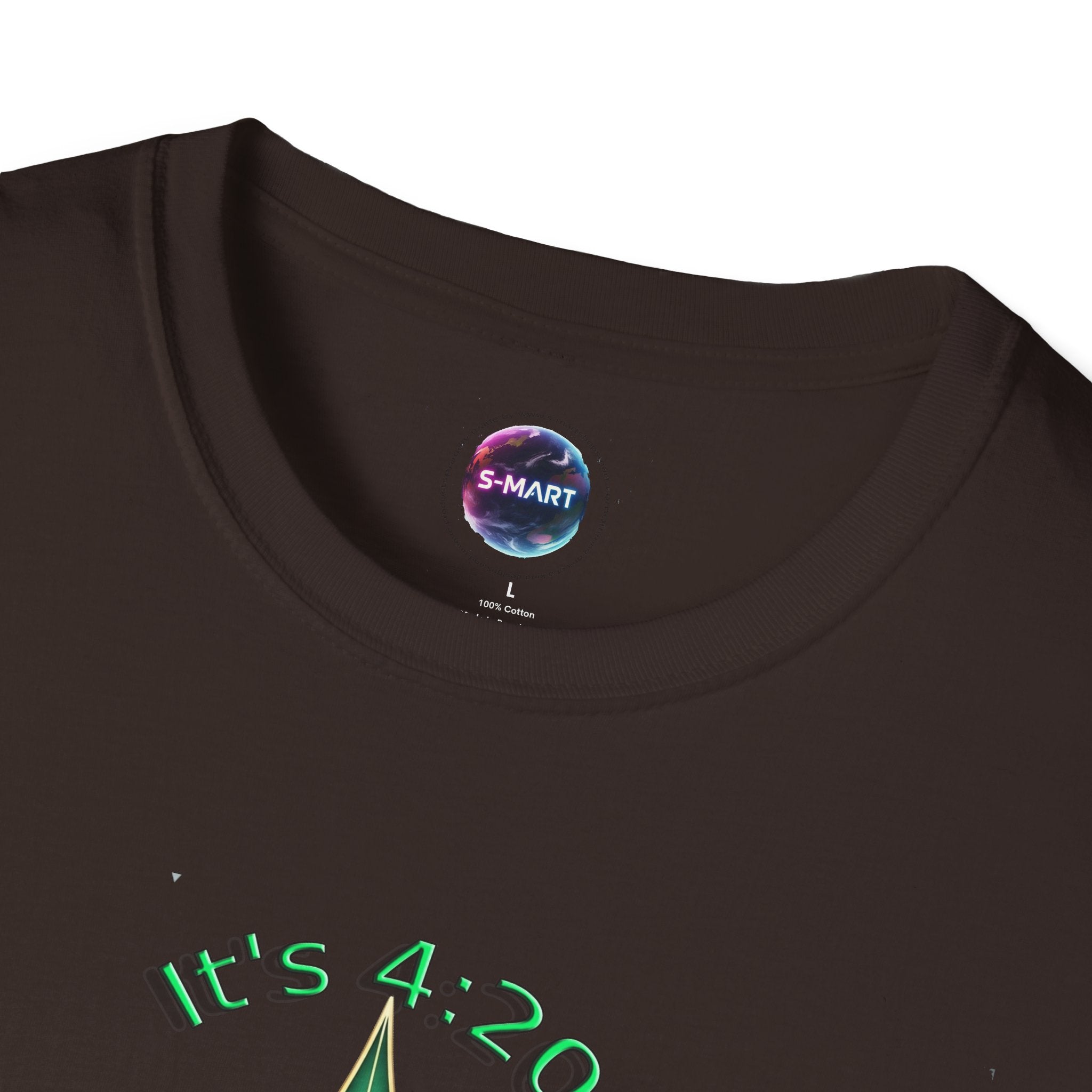It's 420 Somewhere Vibes Unisex T-Shirt - Perfect for Cannabis Enthusiasts, Gifts, Festivals, Casual Wear, and Celebrations! - S-Mart Shop Smart Treasures