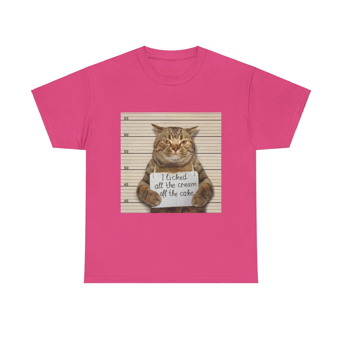 The Cat Did It Unisex Heavy Cotton Tee