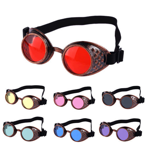 Steampunk goggles night club pirate king glasses