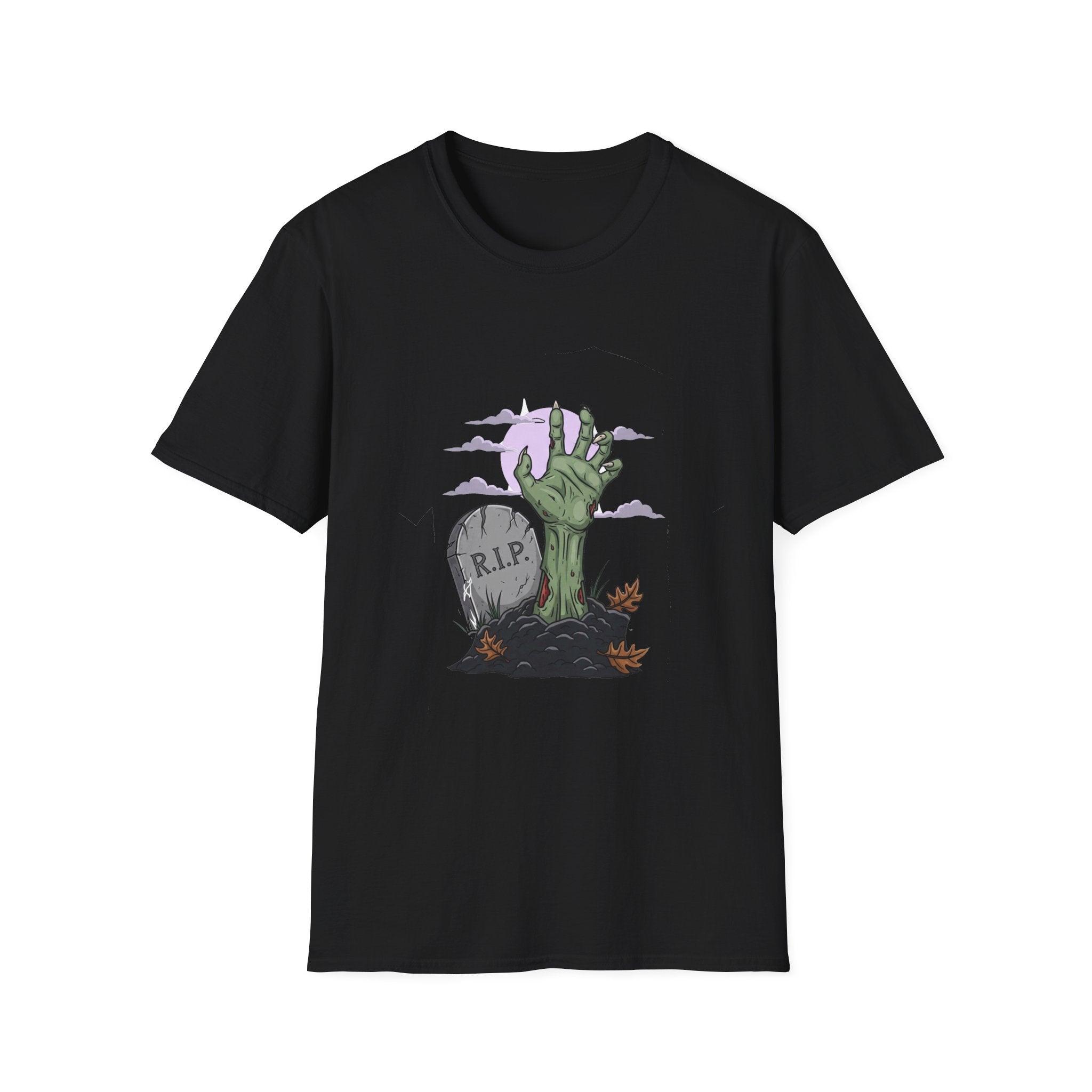 Spooky Graveyard T-Shirt, Halloween Tee, Unisex Graphic Shirt, R.I.P Tee, Funny Halloween Costume, Autumn Fashion