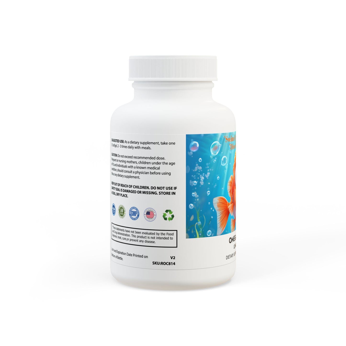 Omega 3 Fish Oil Supplement (60 Softgels)