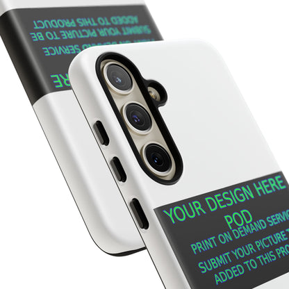 Customizable Tough Phone Case - Your Design Here - Perfect Gift for Birthdays & Holidays