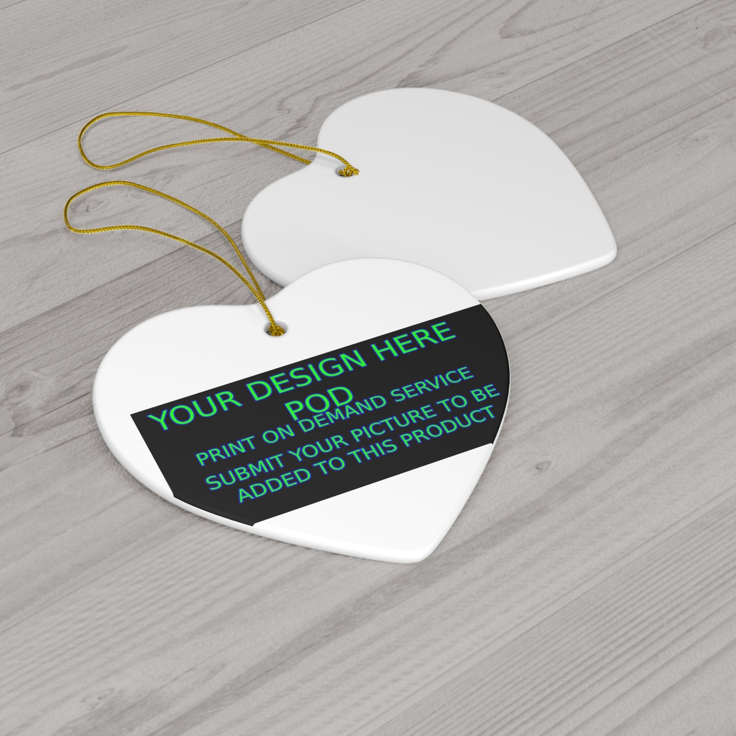 Customized Ceramic Ornament - Personalize Your Holiday Decor