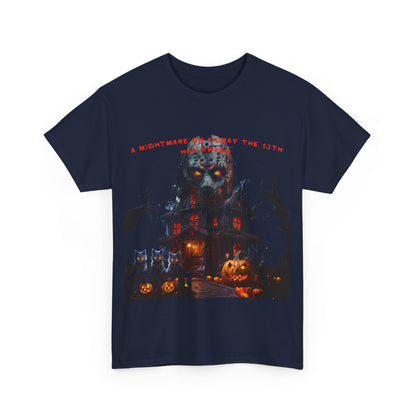 A Nightmare On Friday The 13th Halloween Unisex Heavy Cotton Tee