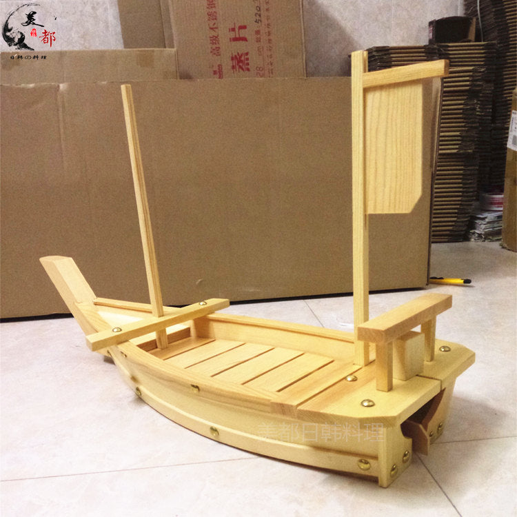 Bamboo wooden dragon boat