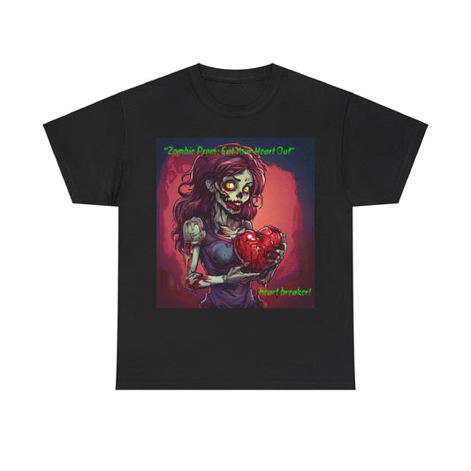 Zombie Prom Eat Your Heart Out Unisex Heavy Cotton Tee