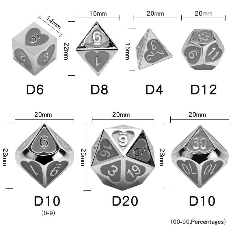 Hollow skull dice