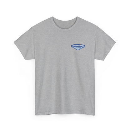 Horningford Creamery Unisex Heavy Cotton Tee - Farm Fresh Design with Cow Graphic