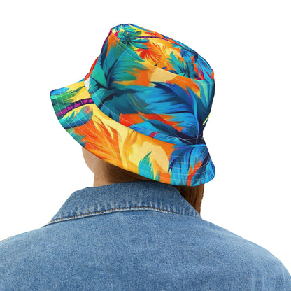 Rainbow Palm Bucket Hat (AOP)