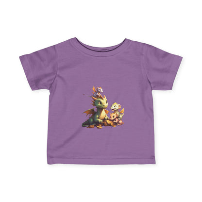 Whimsical Dragon Infant T-Shirt | Cute Baby Tee for Adventurous Kids