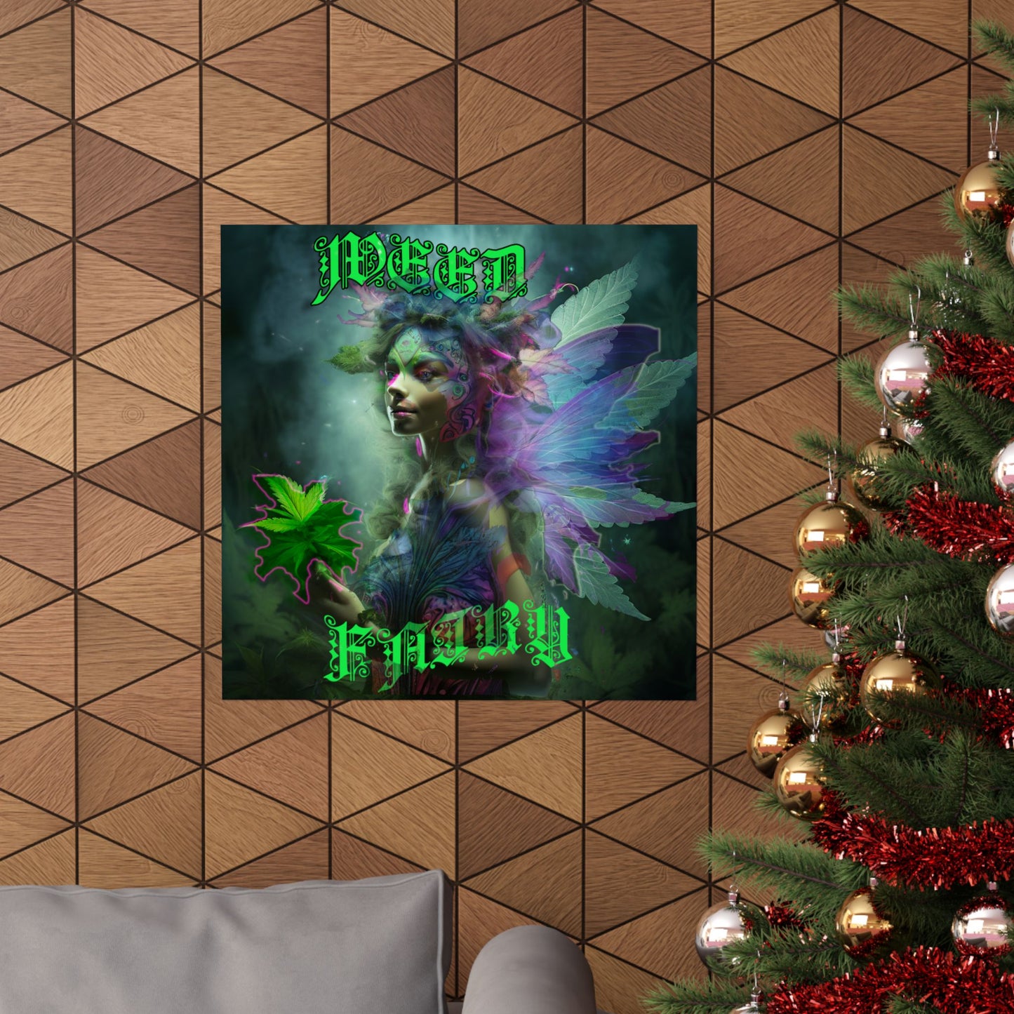 Weed Fairy Matte Vertical Posters