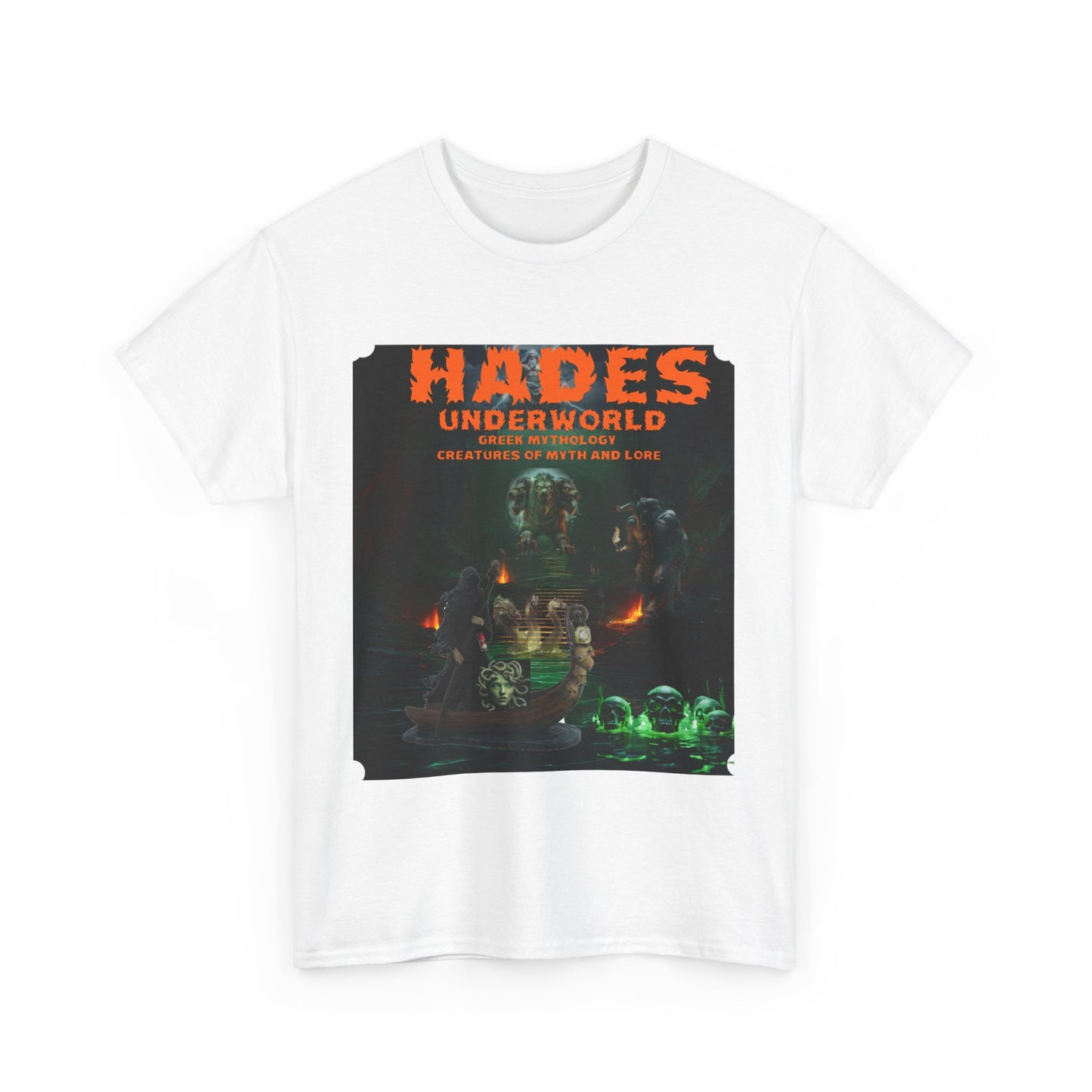 Hades Greek Mythology Creatures Unisex Heavy Cotton Tee