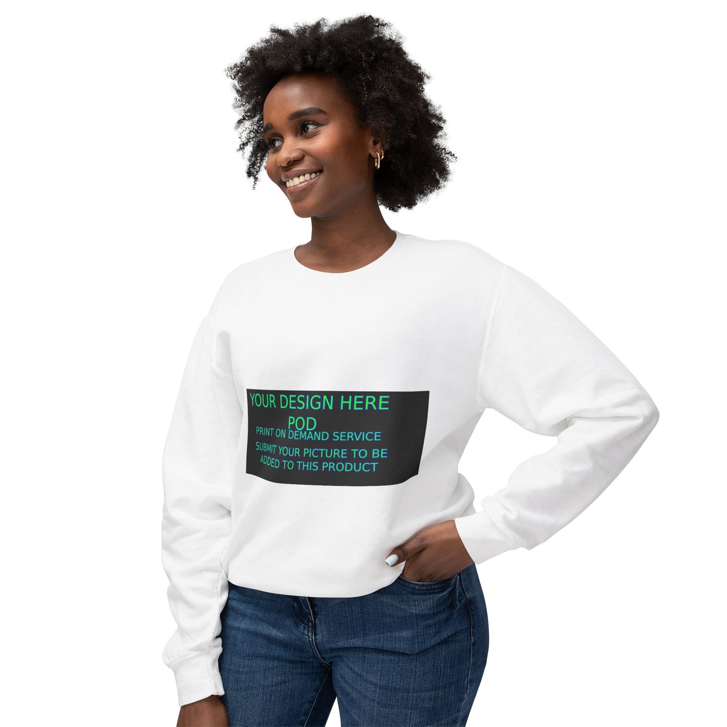 Unisex Lightweight Crewneck Sweatshirt