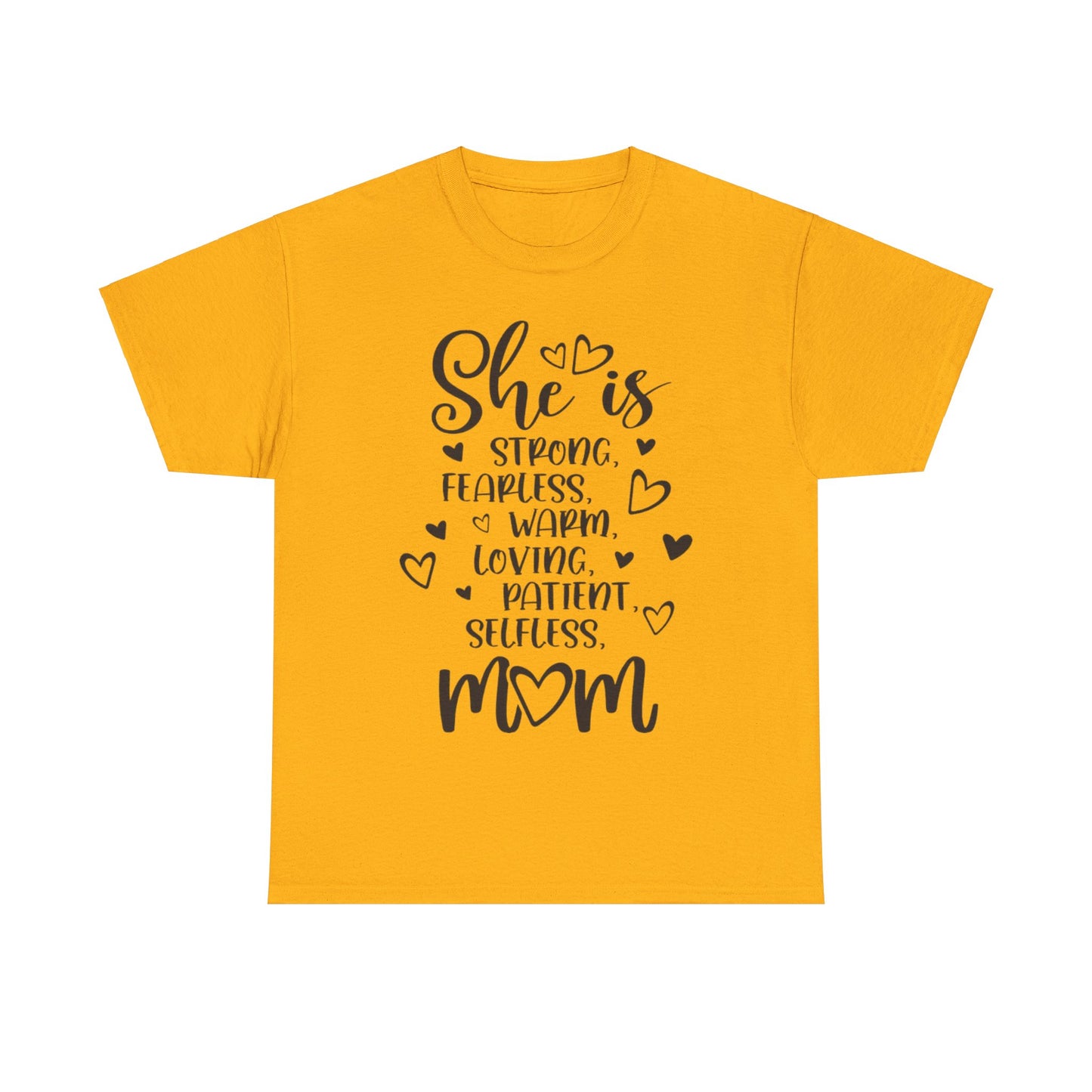 She is mom Unisex Heavy Cotton Tee