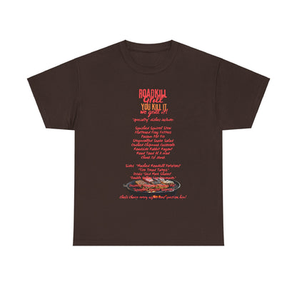 Road Kill Grill Unisex Heavy Cotton Tee