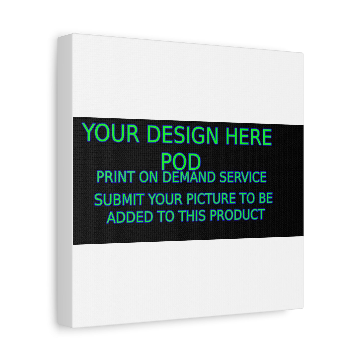 Custom Matte Canvas Print - Create Your Design