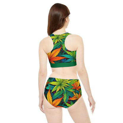 420 Happy Sporty Bikini Set (AOP)