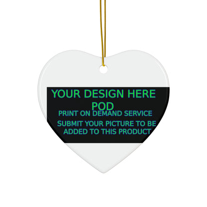 Customized Ceramic Ornament - Personalize Your Holiday Decor