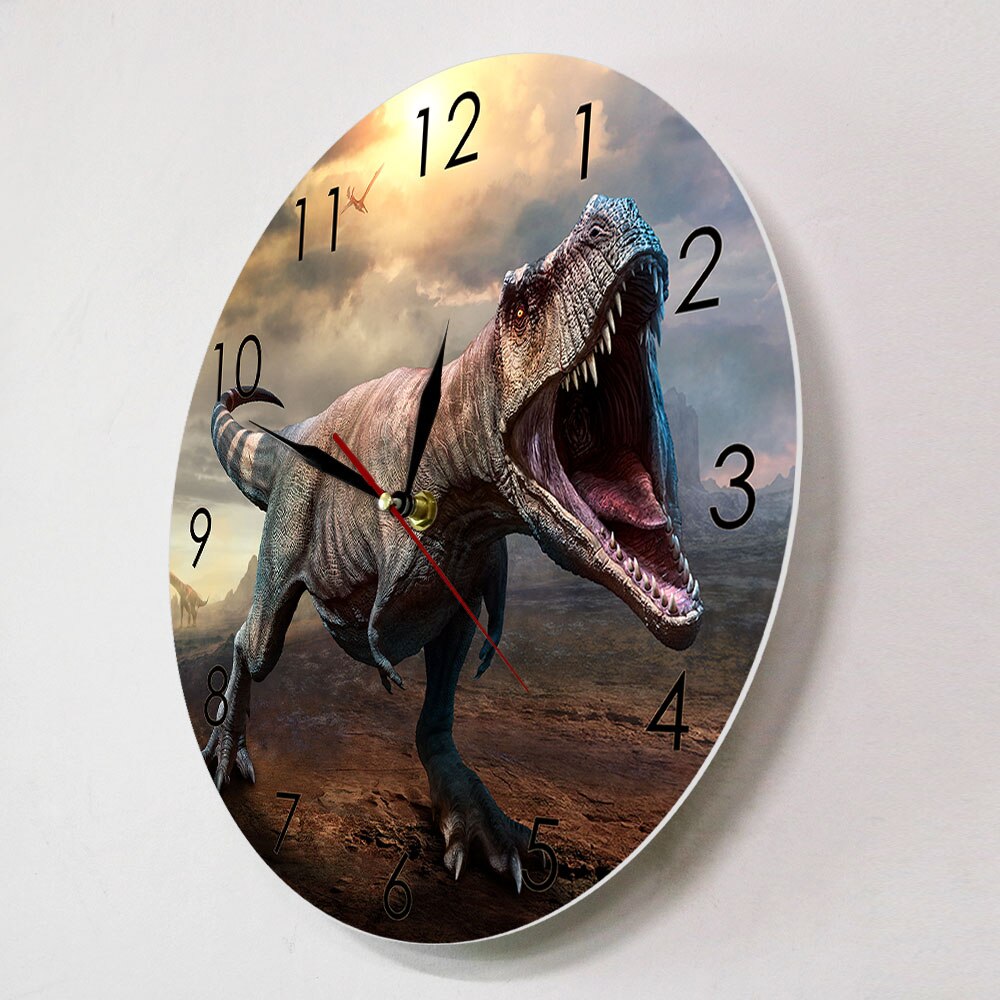 Dinosaur Tyrannosaurus Roar Wall Clock